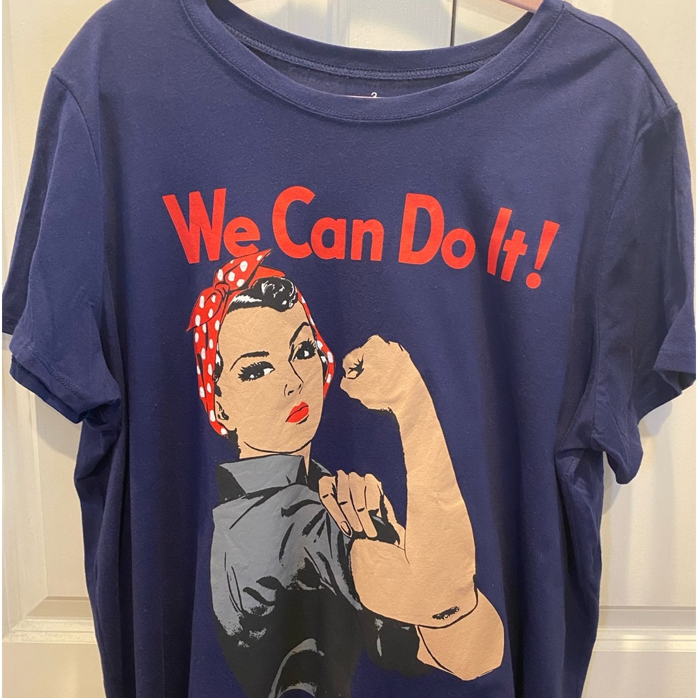 3x Torrid T-shirt cotton. Rosie the Riveter. Great condition. Never dried.